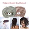 thumbnail image 4 of 2 gorros de toalla para el cabello de secado rápido para niños,Toalla para el cabello con turbante de secado rápido para niños,Gorro para secar el cabello, 4 of 5