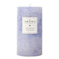 thumbnail image 2 of Aroma Naturals Pillar Candle Tranquility Perwinkle 1 Container, 2 of 7