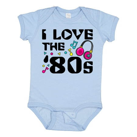 

Inktastic I Love the 80s-musical Notes Gift Baby Boy or Baby Girl Bodysuit