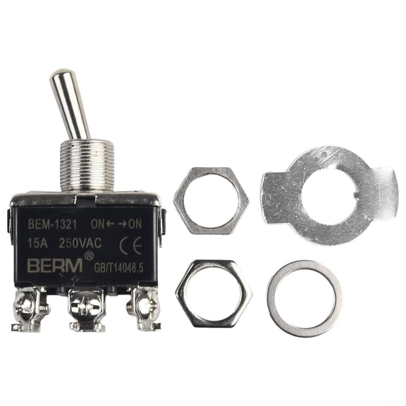 Arkzeo 12V CAR 20A UNIVERSAL METAL ON/OFF/ON CENTRE OFF TOGGLE/FLICK SWITCH DOUBLE POLE