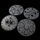 thumbnail image 4 of Inteprter 4 piezas de molde para pasteles, fiestas, festivales, dulces, jalea, hacer plantillas en aerosol, hogar, Hotel, comedor, Fondant, Cocina y Comedor, 4 of 6