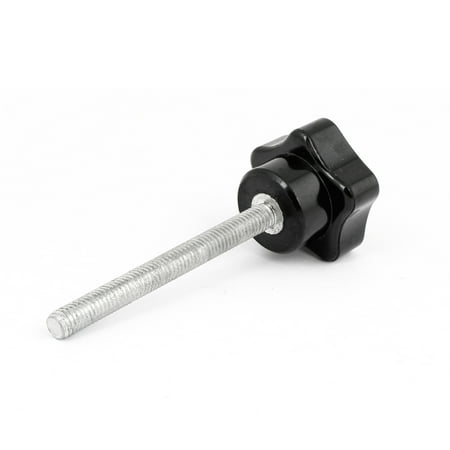 

Uxcell 6mm x 60mm Male Thread Plastic Head Metal Screw On Clamping Star Knob Grip (1-pack)