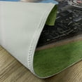 thumbnail image 5 of Ambesonne Steam Engine Place Mats Set of 4, Countryside Train, Standard Size, Blue Green Black, 5 of 6