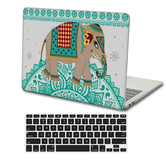KSK KAISHEK Hard Shell Case Cover Only Compatible Old MacBook Air 13" with Not Retina Display No USB-C + Black Keyboard Cover Model: A1369 & A1466( Animal 12_1)