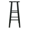 thumbnail image 2 of Winsome Wood Element 2-Pc 29" Bar Stool Set, Black Finish, 2 of 7