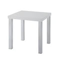 thumbnail image 4 of ACME Harta End Table in White High Gloss & Chrome, 4 of 5