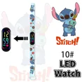 thumbnail image 3 of Reloj de pulsera luminoso con personaje de dibujos animados para niños de Disney Stitch Sonic, LED táctil, resistente al agua, regalo deportivo, juguetes, 3 of 5