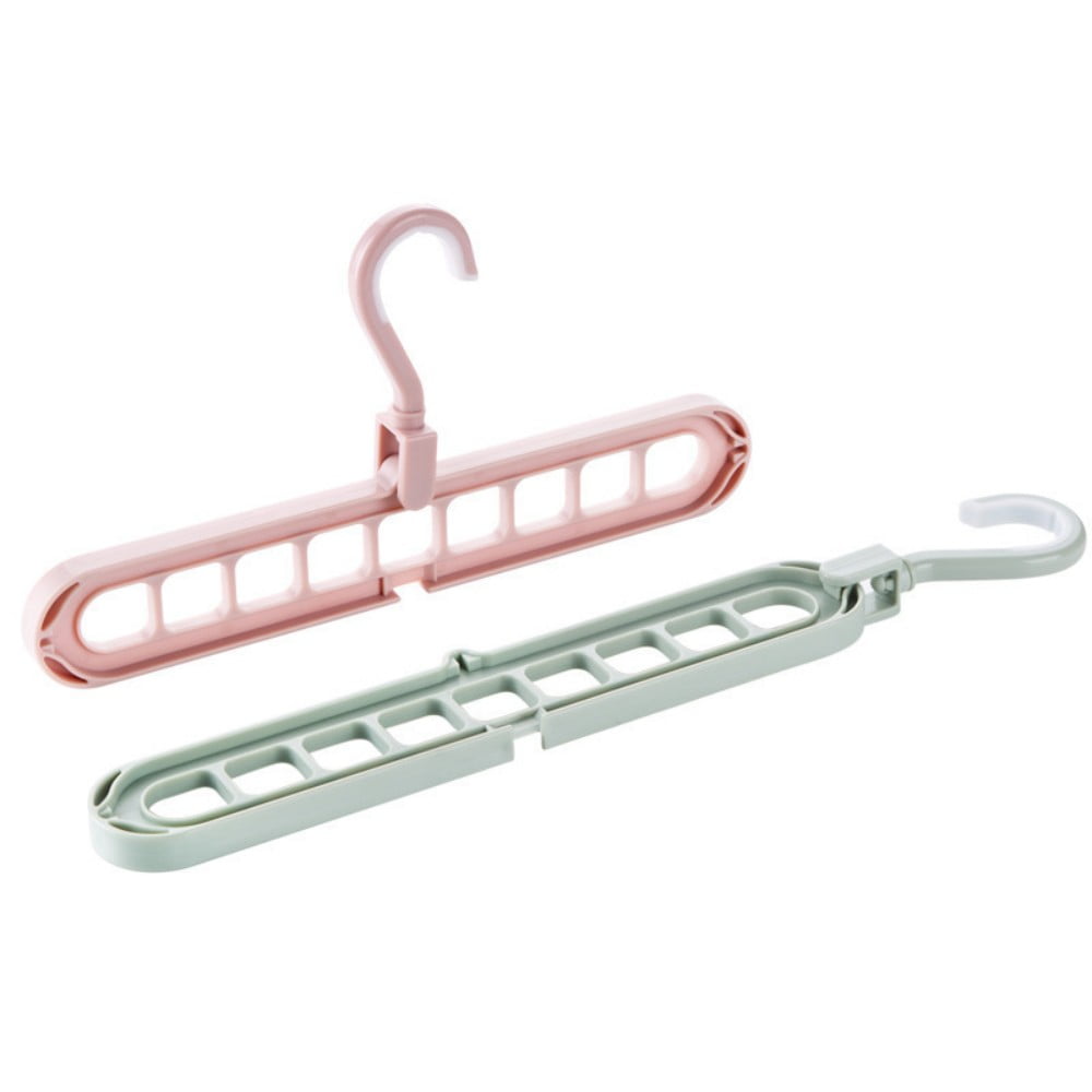 The distinctive clothes hanger with 8 foldable hangers organizes and  utilizes the largest possible space, blue - DVINA online shopping for  household utensils home decor flowers