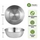 thumbnail image 4 of 8 Pack Stainless Steel Soy Sauce Dishes,Dipping Bowls, Mini Prep Bowls Pinch Bowls, Individual Saucers Bowl 26-27s, 4 of 5