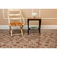 thumbnail image 2 of Bricks Stone Vinyl Floor Tiles Self Stick Peek Flooring  12'' x 12'' 5-Pack (100 Pieces), 2 of 2