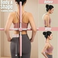 thumbnail image 2 of Yoga Stick, Posture Corrector Yoga Cross Stick, Back Brace Posture Corrector, Stretcher and Straightener for Upper and Lower Back, Neck Hump Equipment Sets bar Device Brace (31.8", Pink), 2 of 8
