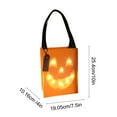 thumbnail image 3 of Light Up Halloween Candy Bags, Reusable Halloween Bucket with Handle Glow in The Dark Trick or Treat LED Goodies Bag for Kids Party Favor Supplies, 3 of 5