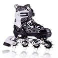 thumbnail image 4 of Kuxuan Patines en línea ajustables para niños con ruedas iluminadas Patines iluminados divertidos para niños niñas jóvenes, 4 of 7