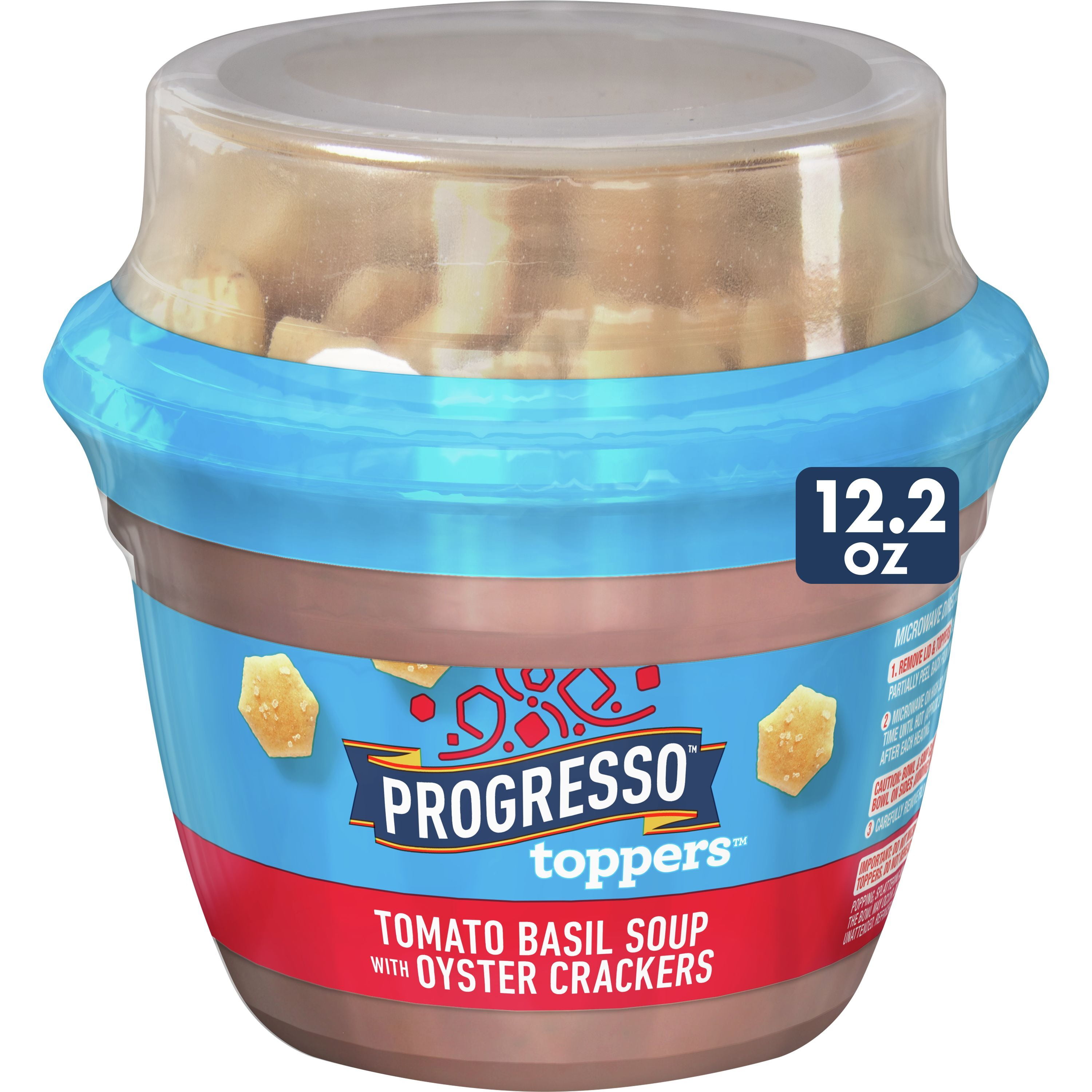 Progresso Toppers, Tomato Basil Soup, 12.2 ounce cup