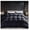 Black Pinch Pleat, variant on Luxurious Palatial King/Super King Goose Down Comforter, 120 X 90 inches, UNIQUE White Pinch Pleat, 600 Thread Count, 100% Egyptian Cotton Cover, 85 Oz Fill Weight, 750 Fill Power