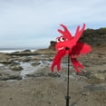 thumbnail image 4 of In the Breeze 2553 — Baby Crab Whirligig Wind Spinner, Outdoor Sea Life Novelty Garden Decor, 4 of 4