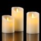 thumbnail image 2 of Flameless Candle Battery Powered Pillar Real Wax Flickering Moving Wick Electric LED Candle Set with Remote Control Cycling 24 Hour Timer, 3 Pack (Dia, 2 of 5