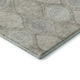 thumbnail image 6 of HomeRoots 677128 8 x 10 ft. Taupe Beige & Ivory Ogee Washable Machine Made Rectangle Area Rug with UV Protection, 6 of 7