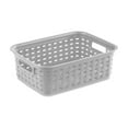 thumbnail image 4 of Sterilite  Set of (3) Small Weave Baskets- Grey, 4 of 5
