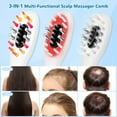 thumbnail image 6 of CELNNCOE Electric Hair Oil Applicator With Red Light 3 In 1 Scalp Massager Comb Handheld Head Scratcher Massager Brush Removable Scalp Applicator Comb With Soft,Massager,white,Free Size, 6 of 6