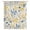 Light Beige Dark Blue Light Yellow, variant on Blue Yellow Flowers Sheer Curtains 108 Inches Extra Long, Botanical Blossom Motif Light Filering Curtains, Privacy Drapes Simi Floor to Veiling Curtain for Living Room Bedroom Large Window Treatment