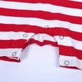 thumbnail image 3 of WRKEKC Baby Girl Casual Romper, Toddler Girl Summer Jumpsuit, Toddler Kids Girls Boys Short Sleeve Stripe Print T-Shirt Jumpsuit Romper, 3 of 8