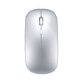 thumbnail image 1 of [Versión básica modo único mate] Espacio plata ultrafino de carga del ratón inalámbrico Bluetooth 5,0 modo dual teléfono móvil computadora ratón tableta silenciosa, 1 of 8