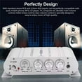 thumbnail image 4 of NATEFEMIN 2.1 Channel Power Amplifier ST-838 For Car Boat Home RV Silver 20W×2+40W RMS Treble Bass Subwoofer Control, 4 of 8