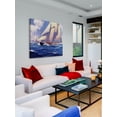 thumbnail image 5 of "Catamaran" Painting Print on Wrapped Canvas, 5 of 7