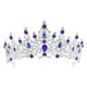 thumbnail image 1 of COCIDE Tiara y corona de oro rosa para mujer, coronas de reina de cristal, tiaras de princesa con diamantes de imitación para niña, novia, accesorios para el cabello de boda, fiesta de cumpleaños, gra, 1 of 4