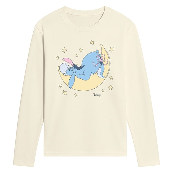 Winnie The Pooh - Eeyore Moon - Men's Long Sleeve Graphic T-Shirt