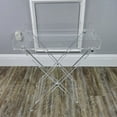 thumbnail image 4 of FixtureDisplays® Clear Furniture Acrylic Folding Tray Table, Acrylic Side Table, Transparent Acrylic End Table, Lucite Riser Pedestal 19 X 13 X 23" 15593, 4 of 8