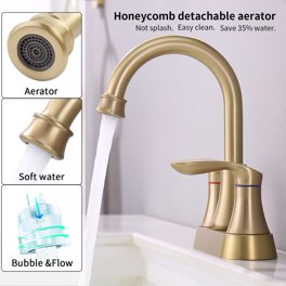 Laguna Brass Non-Metallic RV Bathroom Faucet - 4 Inch Centerset Lavatory Faucet, Chrome Finish