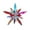 Multicolour, variant on LYMAYTER Party Brooch Shining Rhinestones Brooch Pin - Fine Workmanship, Colorful Irregular Star Shape, Costume Accessory