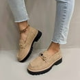 thumbnail image 6 of Women's Casual Shoes Stylish Casual Loafers with Heel and Platform - Versatile Footwear for Everyday Wear, 6 of 9