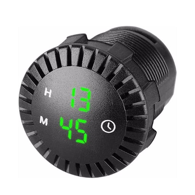 Reloj con pantalla Digital para Interior de coche, relojes de Control táctil a prueba de agua, pieza de repuesto automotriz, modificación Paneles de instrumentos para automóviles Luz verde Speravity VI017828-03B