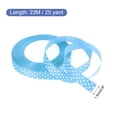 thumbnail image 2 of Cintas Grosgrain Uxcell de 25 yardas de 5/8" en azul con puntos blancos para moño, 2 of 5