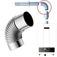 thumbnail image 6 of Stainless Steel 90 Degree Elbow Chimney Liner Bend 90° Multi Flue Stove Pipe, 6 of 9