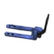 thumbnail image 4 of Carretilla elevadora de juguete a escala 1/64, escultura de plástico en miniatura, accesorio coleccionable azul, 4 of 7