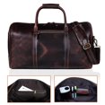 thumbnail image 5 of Bolso de Viaje Cuero Cuero Duffle doc huk 21 Pulgadas Genuino Bufalo, 5 of 5