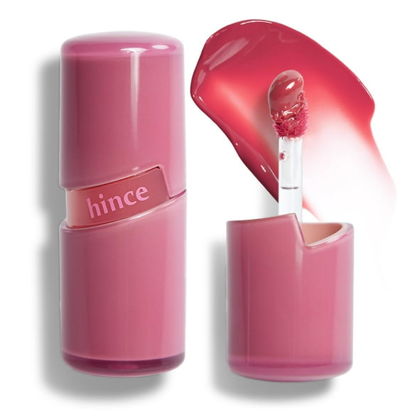 Tinte labial HINCE Raw Glow Stain, esmaltado, brillante, rocío, 4 ml, vegano