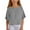 Grey, variant on Coerni Girls Ruffle Tee Short Sleeve Summer Crewneck Kids Aesthetic T Shirts Plain Cropped Tops Loose Casual Loose Tshirt
