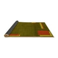 thumbnail image 2 of Ahgly Company Indoor Rectangle Abstract Yellow Modern Area Rugs, 2' x 5', 2 of 4