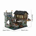 thumbnail image 3 of MOC-124794 Medieval Harbor Modular Building Blocks Set Castle MOC Bricks Gift Toys 2053pcs, 3 of 5
