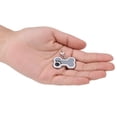 thumbnail image 2 of Herwey Étiquette pour Chat, Étiquette en Alliage pour Animal de Compagnie Identification du Nom du Chien Chat Pendentif en Forme d'Os, Collier Étiquette pour Chien, 2 of 7