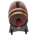 thumbnail image 1 of Wood Wine Barrel Dispenser with Faucet Stand for Home Bar, Parties & Spirits Aging – Elegant 1 Set Barrel for Beer, Wine & Liquor Enthusiasts, 1 of 4