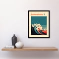 thumbnail image 2 of The Seaside Calls Achmelvich Beach Lochinver Scotland UK Modern Woman of the Waves Sea Siren Ocean Art Print Framed Poster Wall Decor 12x16 inch, 2 of 5