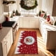 thumbnail image 5 of Yhmxh Alfombrillas de baño para baño Alfombra de baño Tapete navideño absorbente para cocina y baño Decoración del baño, 5 of 5