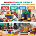 thumbnail image 3 of BiggoBlocks 432 pc Large Building Blocks Mega Set for Kids 3-8 Indoor/Outdoor, 3 of 8