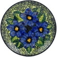 thumbnail image 2 of Polish Pottery 7½-inch Dessert Plate (Midnight Glow Theme) Signature UNIKAT Hand Painted in Boleslawiec, Poland + Certificate of Authenticity, 2 of 6